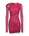 Pinko Logo-print Mini Dress In Red