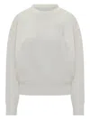 Pinko Logo-print Sweatshirt In White