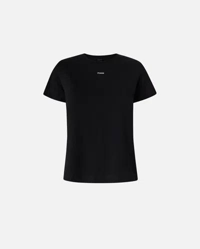 Pinko Logo-print T-shirt In Black