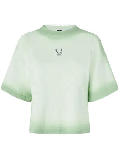 Pinko Logo-print T-shirt In Green