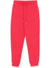 Pinko Logo-print Track Trousers In Red