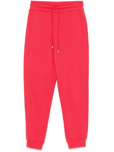 Pinko Logo-print Track Trousers In Red