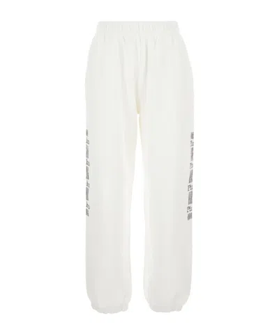 PINKO PINKO LOGO-PRINTED ELASTICATED WAISTBAND TRACK PANTS