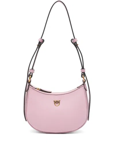 Pinko Logo Shoulder Bag In Pink