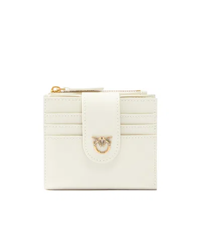 Pinko Logo Small Wallet In White