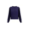 Pinko Knit Crewneck Sweatshirt With Embossed Logo