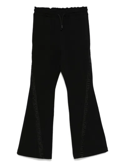 PINKO LOGO-TAPE SWEATPANTS