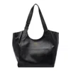 Pinko Logo-detail Leather Shoulder Bag In Black