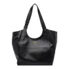 Pinko Logo-detail Leather Shoulder Bag In Black