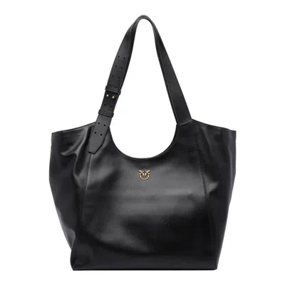 PINKO PINKO LOGO TOTE BAG