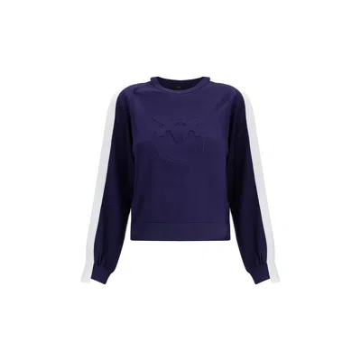Pinko Blue Viscose Sweatshirt