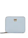 Pinko Logo Zip Wallet In Blue