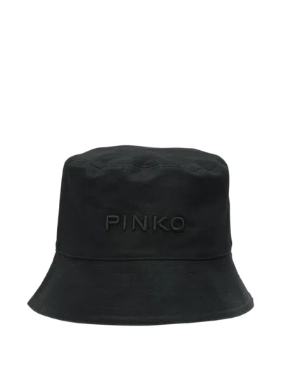 Pinko Wide Brim Hat Contemporary Style Collection In Black