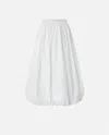 Pinko Jupe Boule Longue In Bianco Brill.