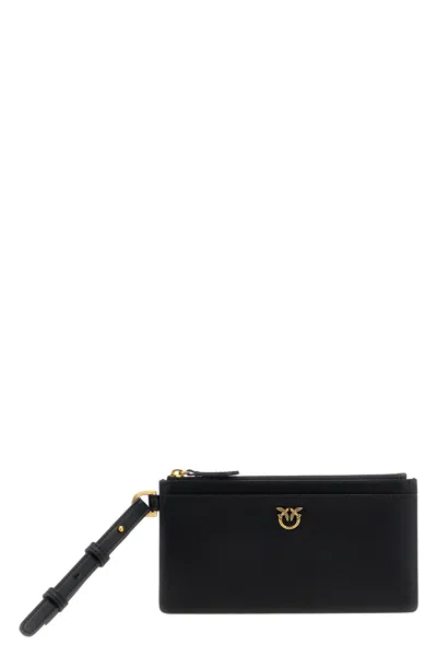 Pinko 'long' Card Holder In Black