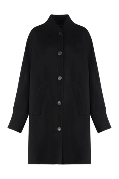 PINKO PINKO LONG COAT IN DOUBLE FABRIC