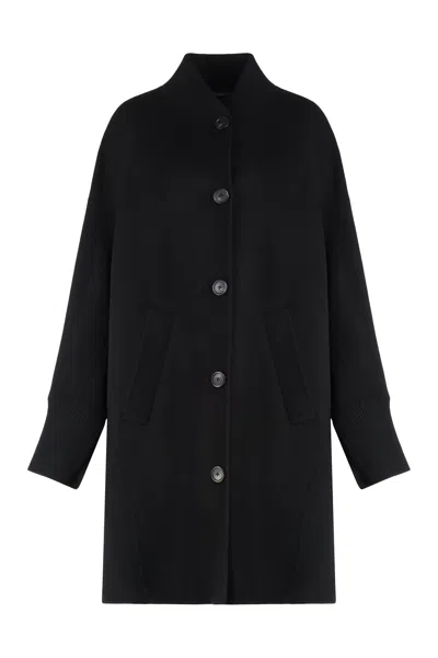 PINKO PINKO LONG COAT IN DOUBLE FABRIC