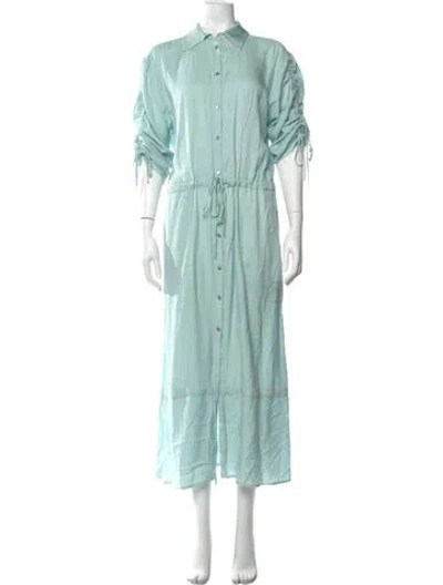 Pre-owned Pinko Long Dress In Multi