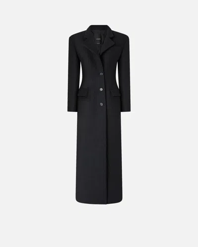PINKO MANTEAU LONG EN DRAP