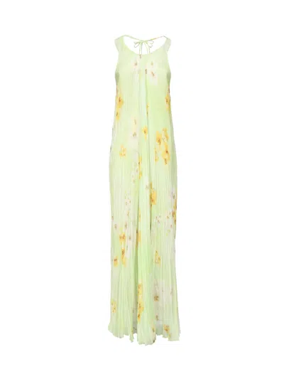 Pinko Zigolo Dress In Green