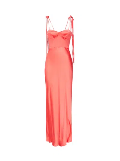 PINKO LONG SATIN DRESS