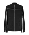 Pinko Bomber En Popeline À Motif Flammes In Black