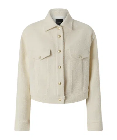 Pinko Long Sleeve Casual Jacket In Gray