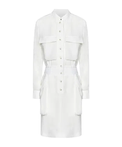 PINKO PINKO MOCK-NECK LONG-SLEEVED DRESS