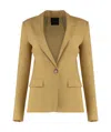 Pinko Linen Blazer Featuring Cut-out Detail