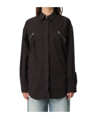 Pinko Long Sleeve Shirt In Black