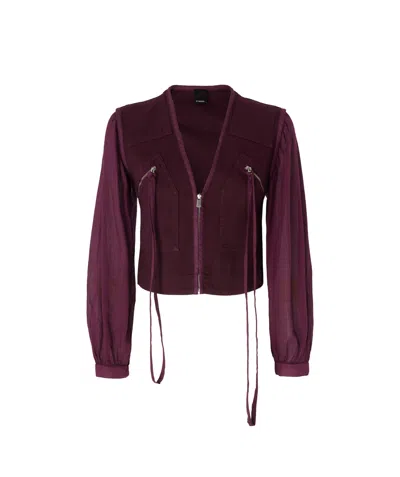 Pinko Long Sleeve Shirt In Red