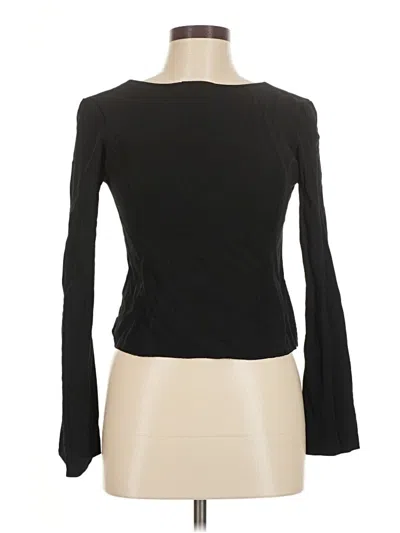 Pre-owned Pinko Long Sleeve Turtleneck In Black