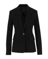 Pinko New Signum Single-breasted One Button Jacket In Black