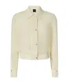 Pinko Chemisier Léger Façon Bomber En Crêpe Georgette In Nude
