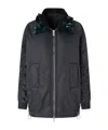 Pinko Long-sleeved Cotton Jacket In Black