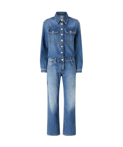 PINKO PINKO LONG DENIM OVERALLS