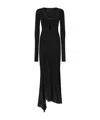 Pinko Long-sleeved Dress In Black