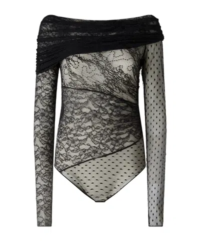 Pinko Long-sleeved Jumpsuit In Black