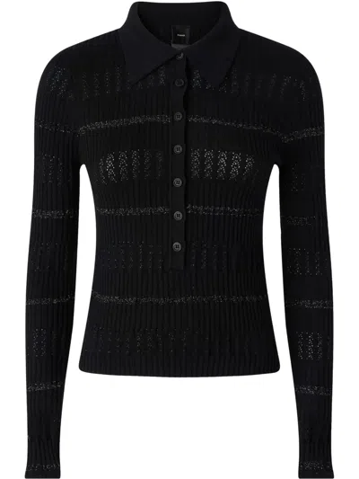 PINKO LONG-SLEEVED POLO SHIRT