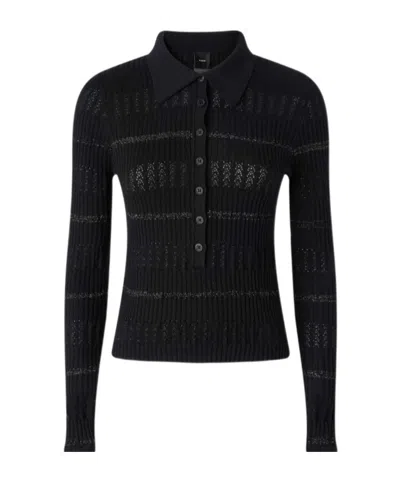 PINKO LONG-SLEEVED POLO SHIRT