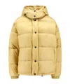 Pinko Zip-up Down Jacket In Nude