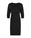 Pinko Alda Midi Dress In Black