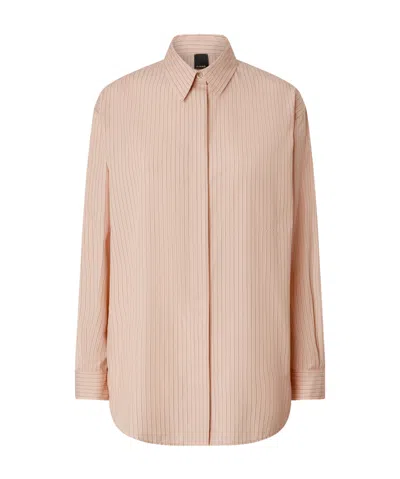 Pinko Long-sleeved Shirt In Nude