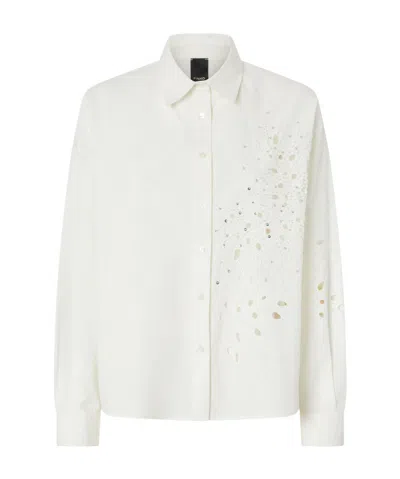 PINKO PINKO BEAD-EMBELLISHED BUTTONED SHIRT