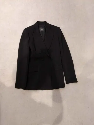 Pinko Long-sleeved Suit Coat In Black