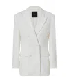 Pinko Long-sleeved Suit Coat In White