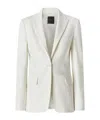 Pinko Equilibrata Linen Blazer In White