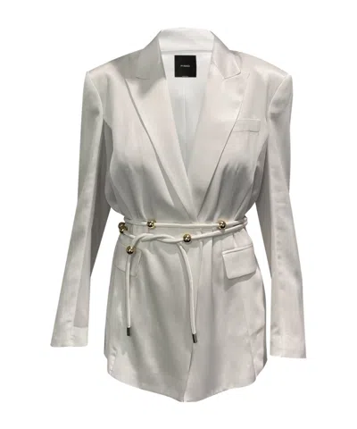 Pinko Long-sleeved Suit Jacket In Gray