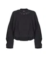 Pinko Long-sleeved Sweater In Black