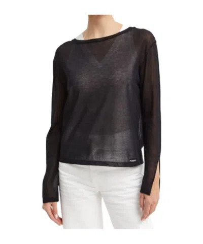 Pinko Long-sleeved Sweater In Multicolor